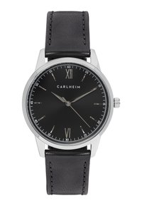 NILS - Montre - black and silver coloured
