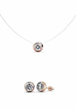 PARURES - Orecchini - couleur or rose / cristal