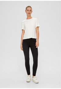 s.Oliver EXTRA VAN EEN MIX - Legging - schwarz