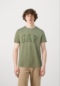 GAP EVERYDAY SOFT BASIC LOGO  - Marškinėliai su spaudiniu - walden green