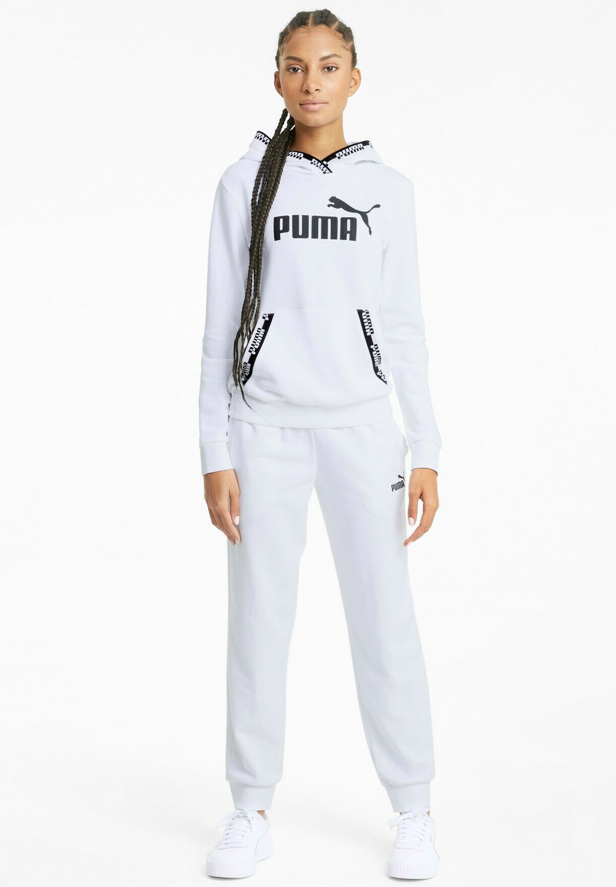 Puma Hoodie - puma white/white - Zalando.de