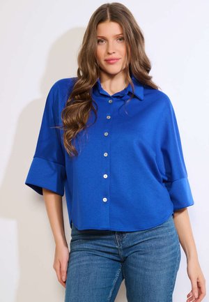 FLUID BUTTONED  - Blúzka so zapínaním na gombíky - electric blue