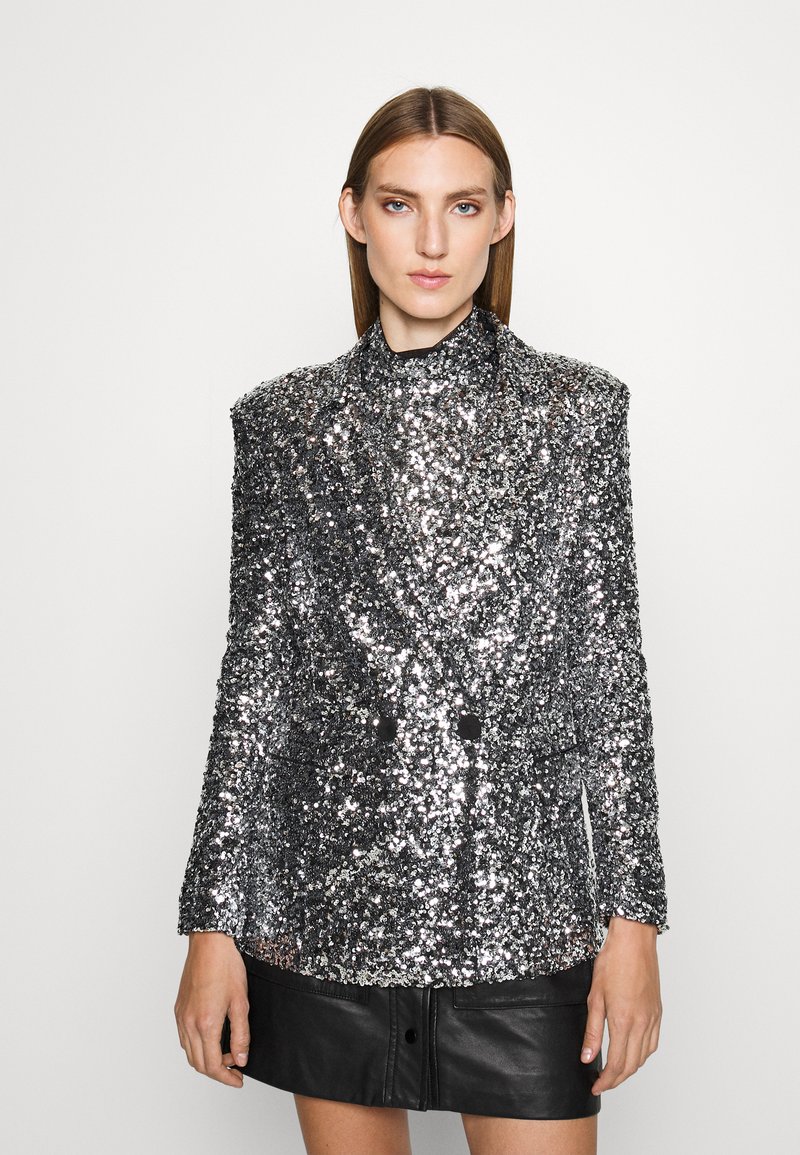 Patrizia Pepe GIACCA/JACKET - Blazer - silver