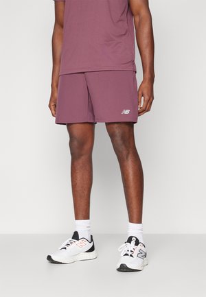 New Balance ESSENTIALS SHORT - Sportiniai šortai - faded plum