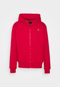 Jordan HOODIE - Sudadera con cremallera - gym red/white