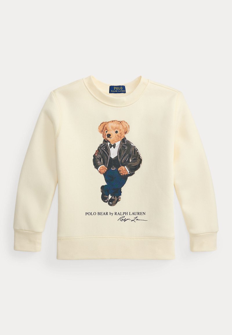 Polo Ralph Lauren POLO BEAR SWEATSHIRT 2-6Y - Sweater - clubhouse cream ...