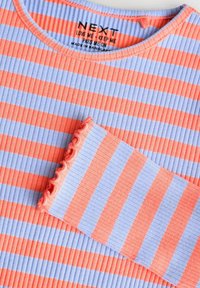 Next REGULAR FIT - LONG SLEEVE - Långärmad tröja - orange purple stripe