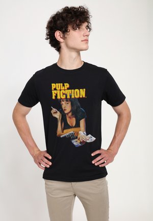 Henry Tiger, PULP FICTION VINTAGE MIA WALLACE - Print T-shirt - black