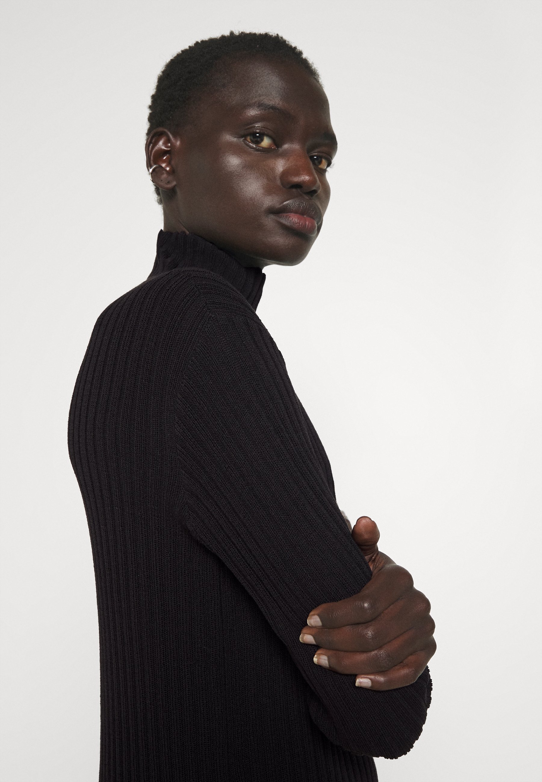 Sweden VALES - Jumper dress - black 