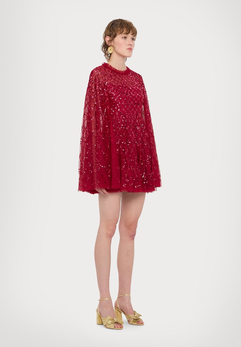 Needle & Thread HEART LATTICE MICRO MINI DRESS - Occasion wear - red red/red  - Zalando.co.uk