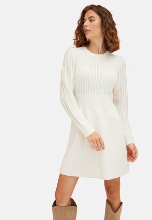 Abito in maglia - white