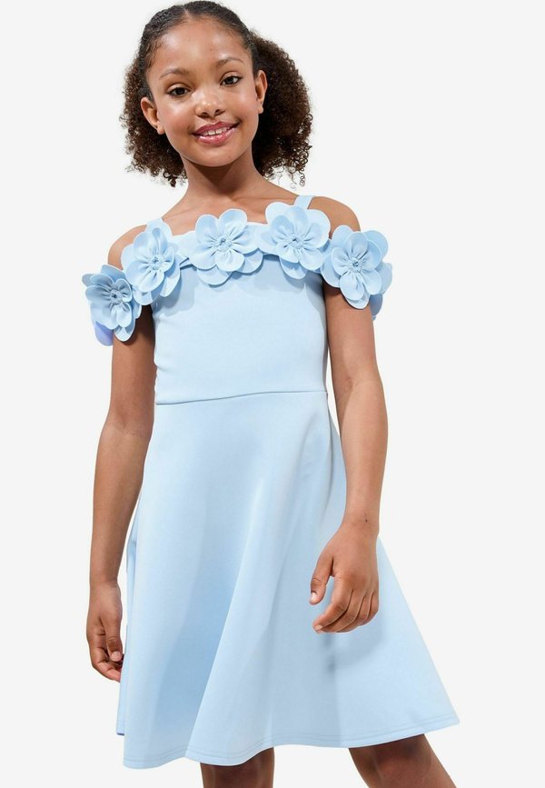 REGULAR FIT-CORSAGE BARDOT  - Jerseykleid