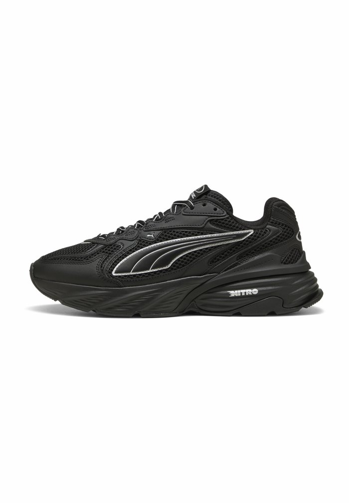 PUMA FADE NITRO LS UNISEX - Trainers black/puma silver