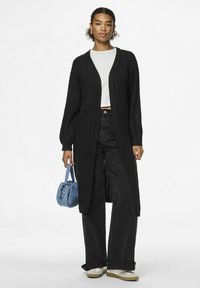 Pieces PCMAGGY LONG CARDIGAN - Kardiganas - black