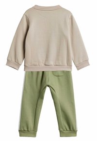 adidas Performance BADGE OF SPORT - Tuta - beige white