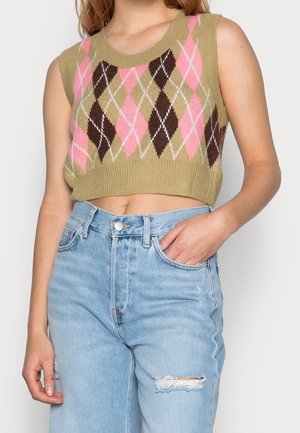 Monki Strickpullover - beige
