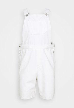 JJICHRIS JJDUNGAREE - Jeans Short / cowboy shorts - ecru
