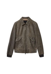 MARLAND AVIATOR - Veste en cuir - black/beige