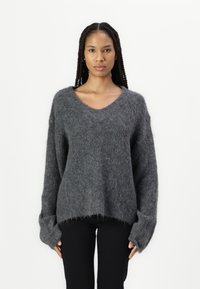 Modström KANEMD - Pulover - dark grey melange