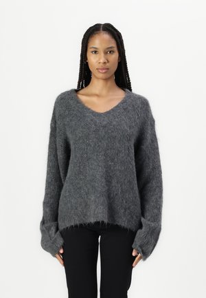 KANEMD - Strickpullover - dark grey melange