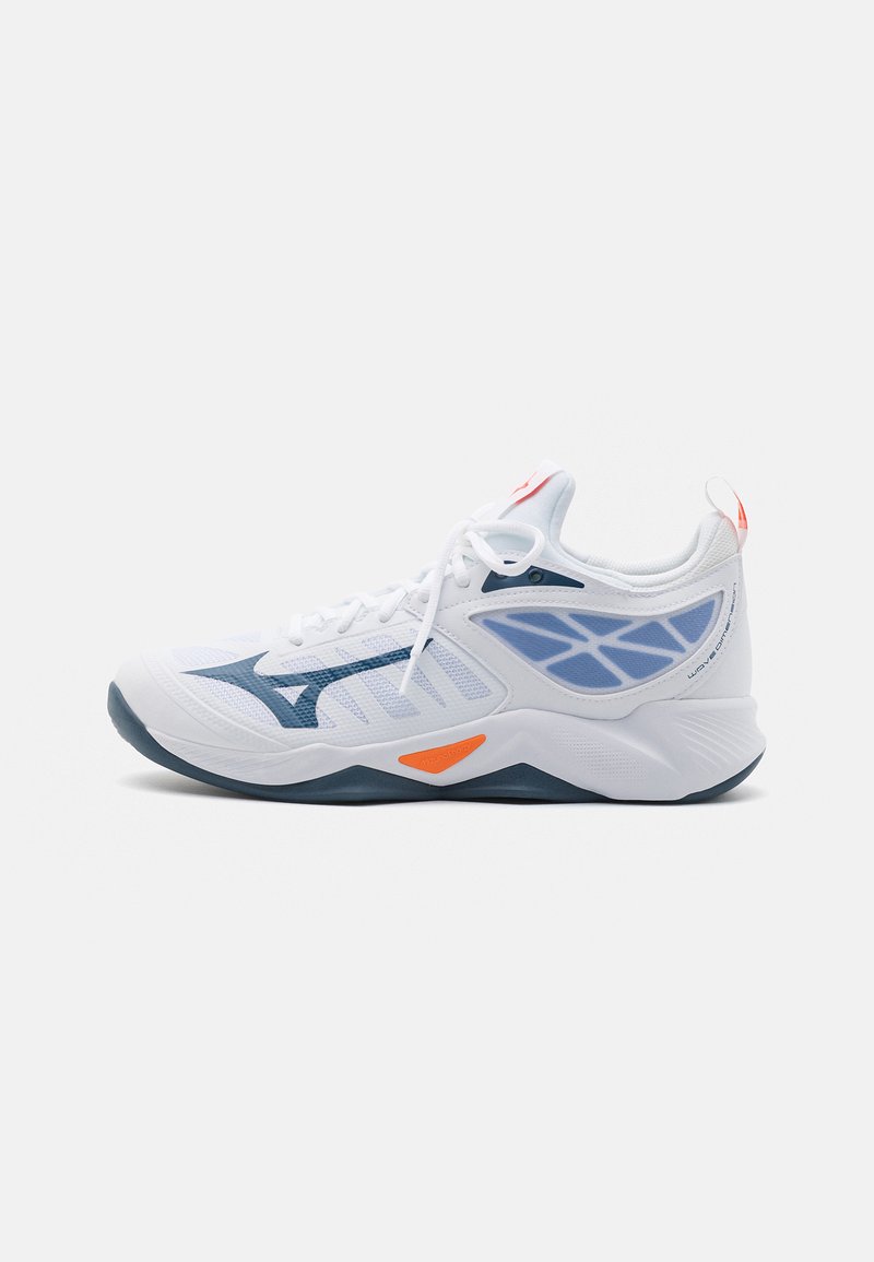 Mizuno WAVE DIMENSION Volleyballschuh white/dark denim/weiß