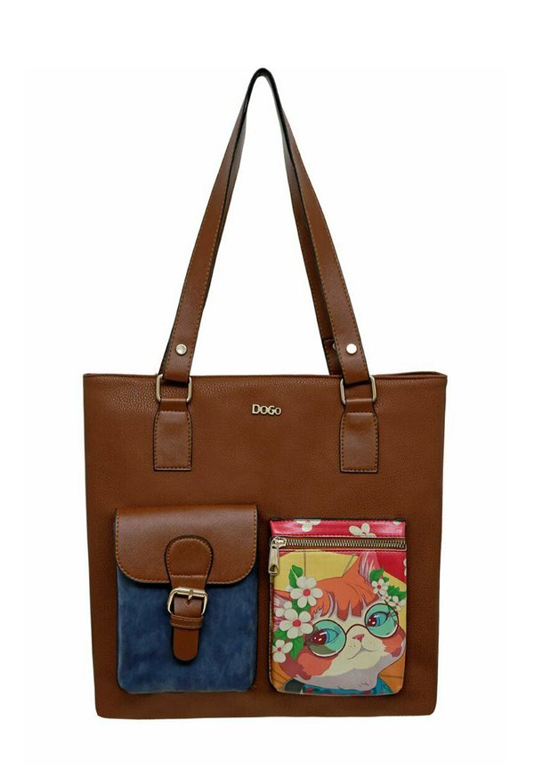 MULTI POCKET CAT OF GRACE - Handtasche - braun