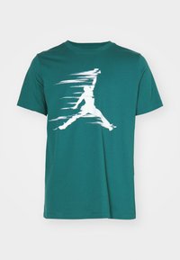 CREW - Apdrukāts T-krekls - oxidized green/sail
