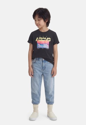 TEE FLY ABOVE UNISEX - T-shirt con stampa - off noir