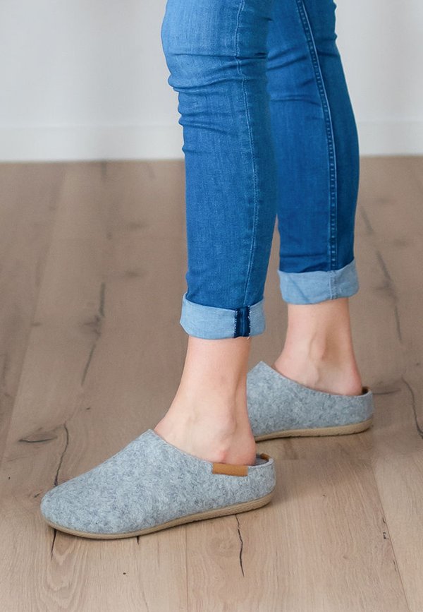 WARMFUTTER ELLEN - Hausschuh - grau