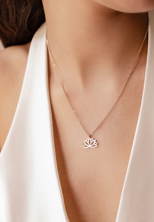 LOTUS - Collana - rose gold-coloured