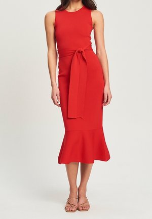 Etui-jurk - red