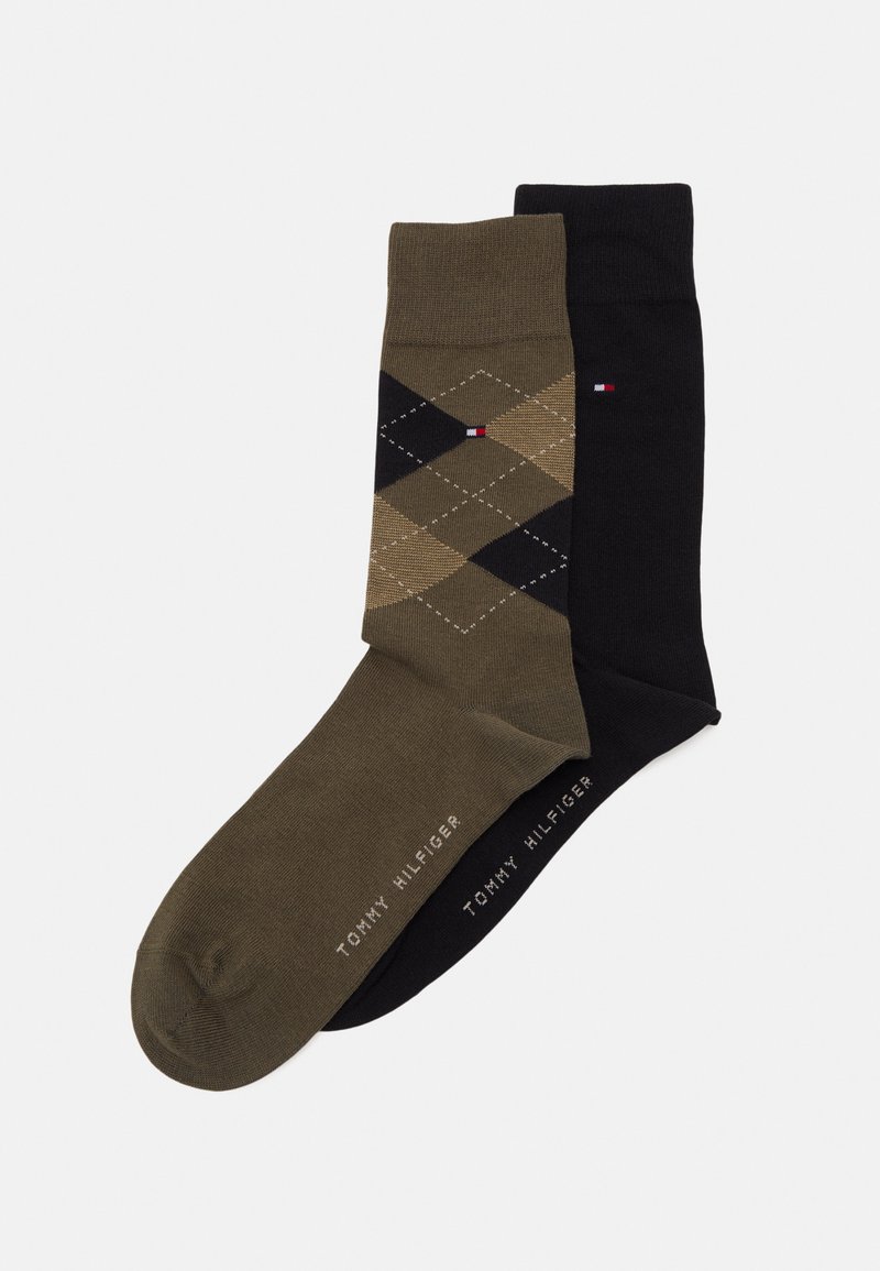 Tommy Hilfiger MEN SOCK 2 PACK - Meias - olive