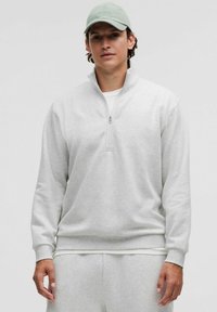 STEADY STATE HALF ZIP - Sweatshirt - heathered core ultra light grey