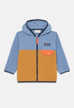 BABY SNAP UNISEX - Fleece jacket - blue/ochre