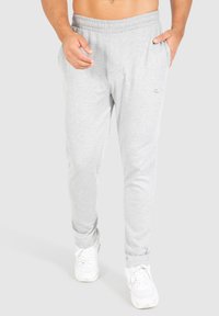 Smilodox JOGGING - DAVID - Trainingsbroek - grau melange