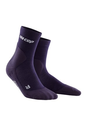 COLD WEATHER COMPRESSION SOCKS RUNNING MID CUT - MADE IN GERMANY - Sports socks - purple