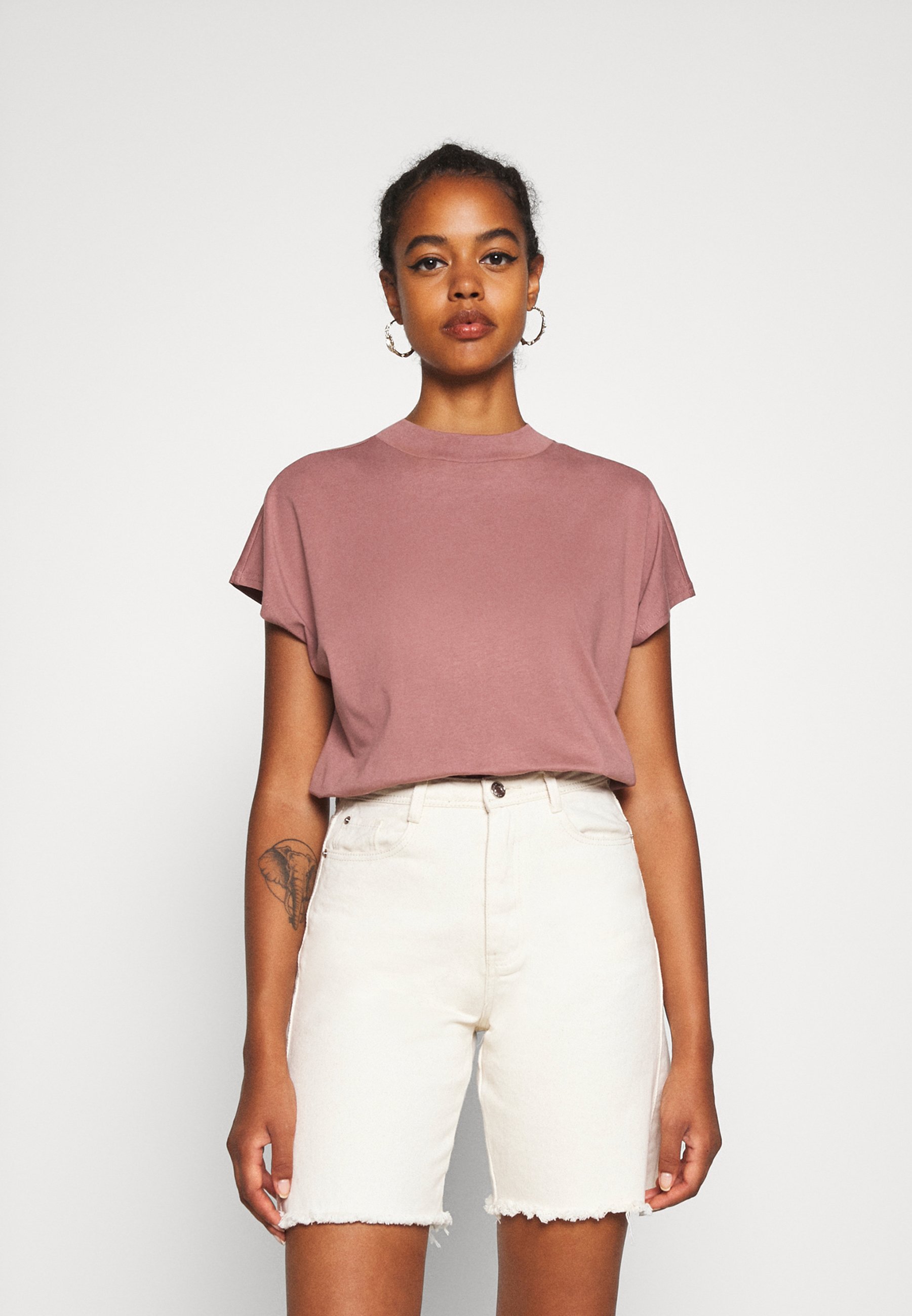 Weekday PRIME - Basic T-shirt - brown 