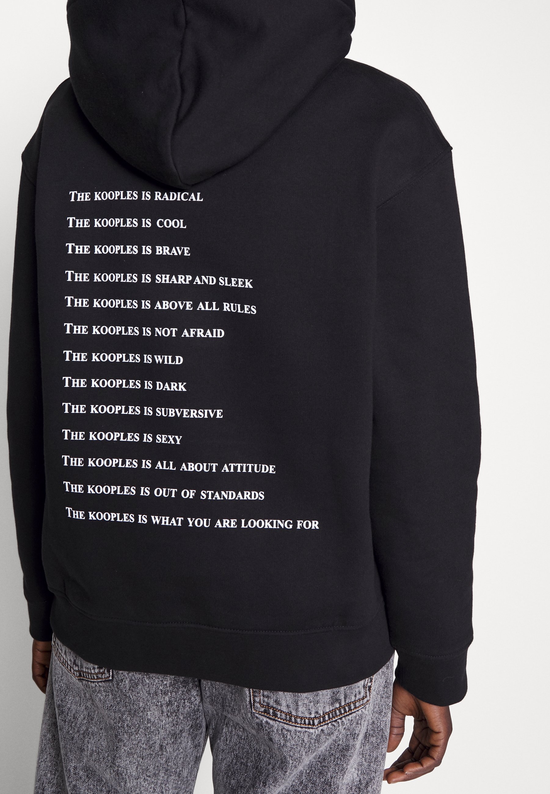 売れ筋商品|||ザ・クープルス パーカー・スウェットシャツ レディース アウター CAPUCHE NEW WHAT IS - Sweatshirt - black Women's Black What is hoodie | The Kooples