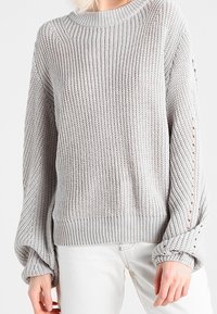 Gina Tricot Maglione - mottled light grey