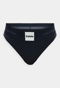 HIGH WAIST GRAPHIC - Trumpikės - black