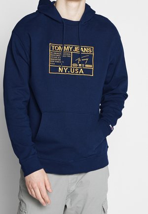 Mikina s kapucí - dark blue