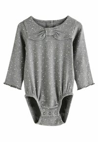 Next 3 PACK - REGULAR FIT - Glaustinukė - grey bow neckline