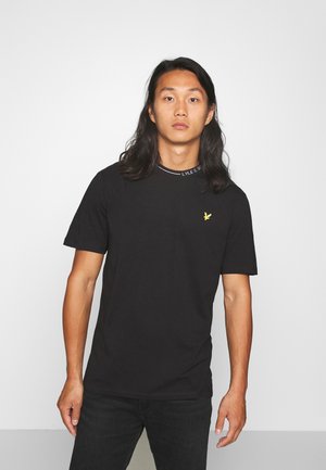 BRANDED RINGER - Basic T-shirt - jet black