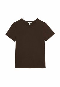 Reiss JOLIE STRETCH CREW NECK  - Tricou basic - chocolate brown