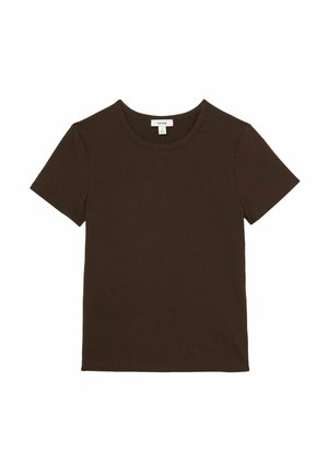 Reiss JOLIE STRETCH CREW NECK  - T-shirt - bas - chocolate brown