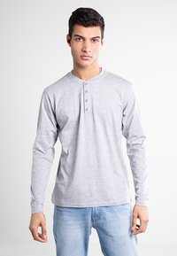 Urban Classics - HENLEY  - Top s dlouhým rukávem - grey Miniatura obrázku 1