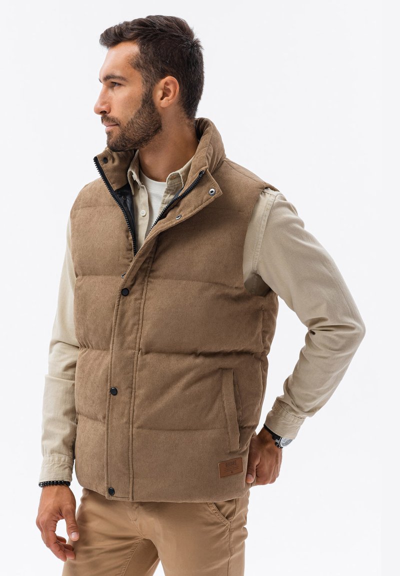 Ombre QUILTED - Weste - brown