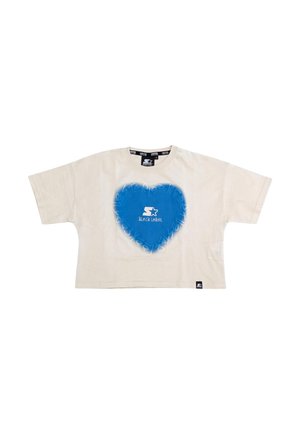 CUORE - T-shirt con stampa - beige