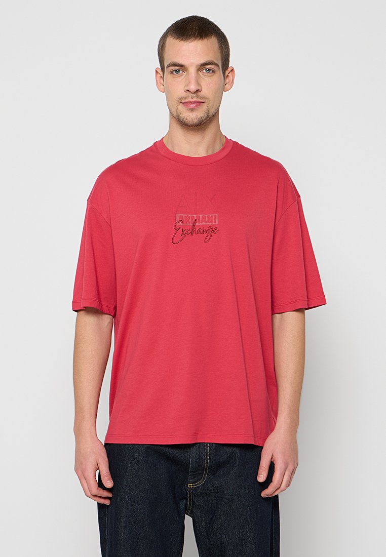 Armani Exchange T-shirt print rood Armani Exchange T-shirt print rood