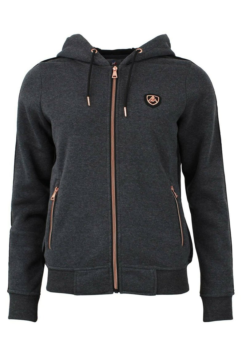 Peak Mountain Sudadera con cremallera - grey